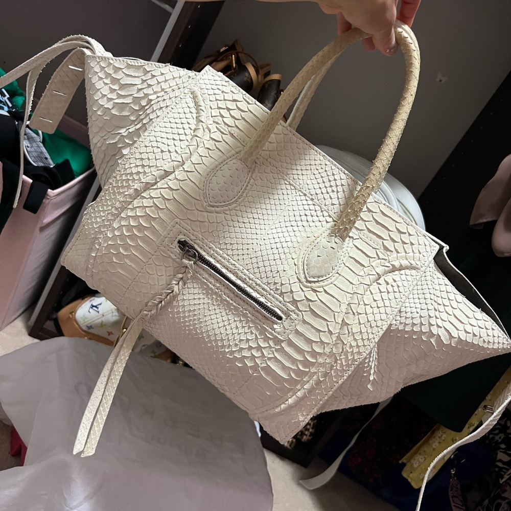 Preloved White python Celine phantom - Picture 3 of 7